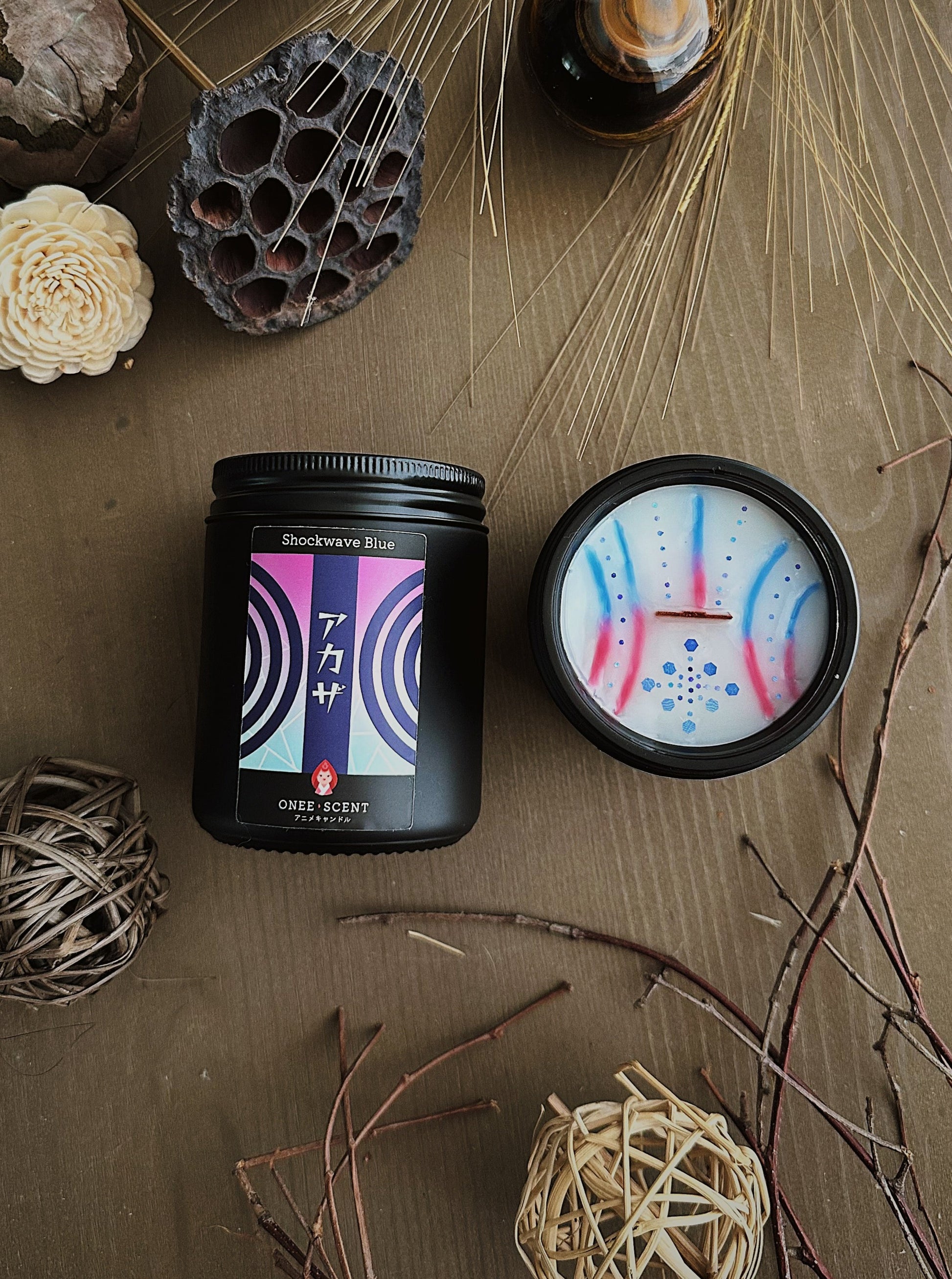 Akaza Scented Candle Kimetsu no Yaiba Demon Slayer Upper Moons Twelve Kizuki