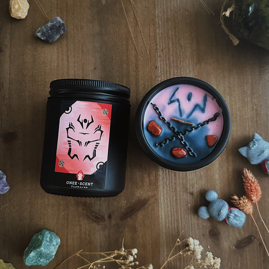 OneeScent Sukuna Yuji Itadori Inspired Scented Candle Jujutsu Kaisen