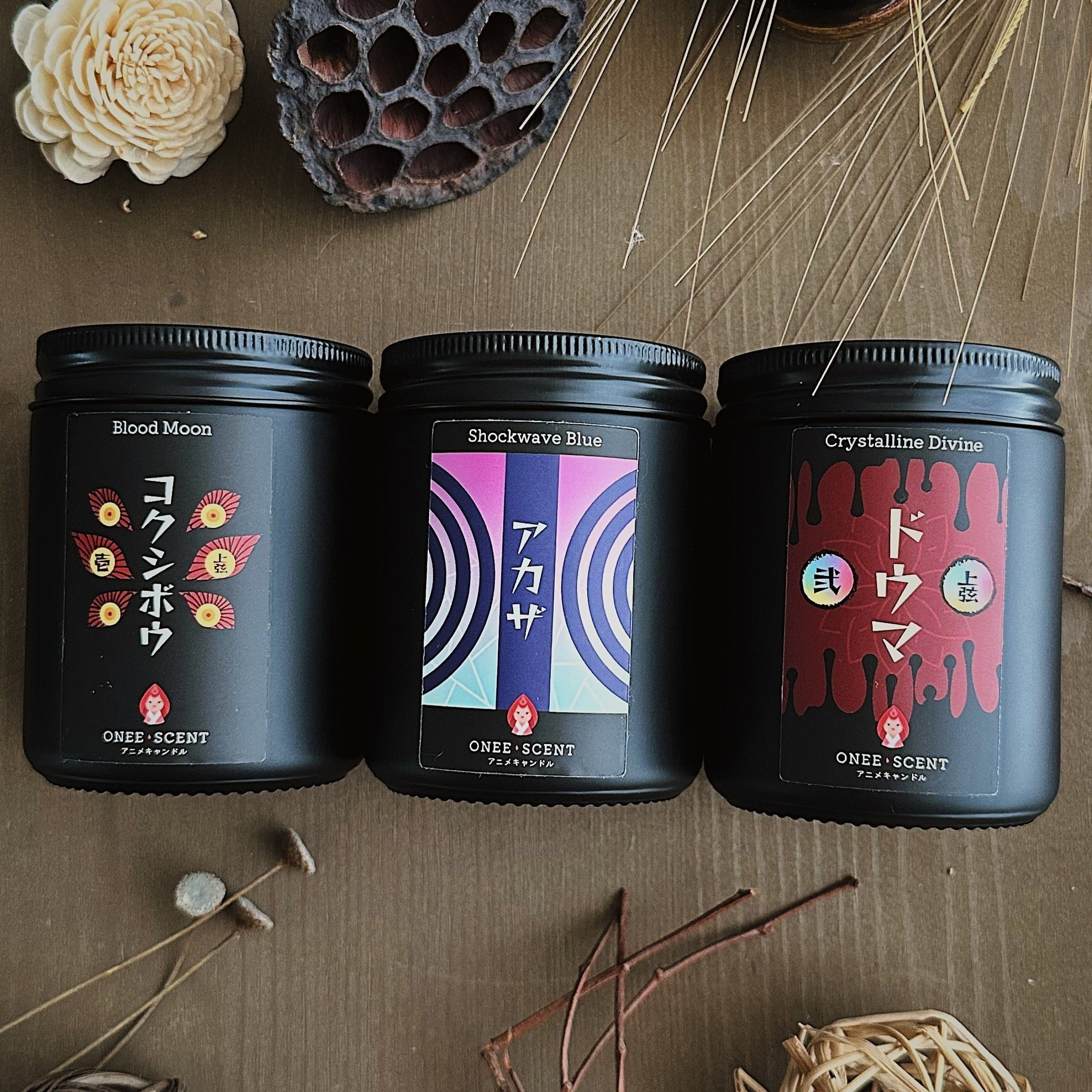 [12% OFF] Upper Moon Candles · Set of 3