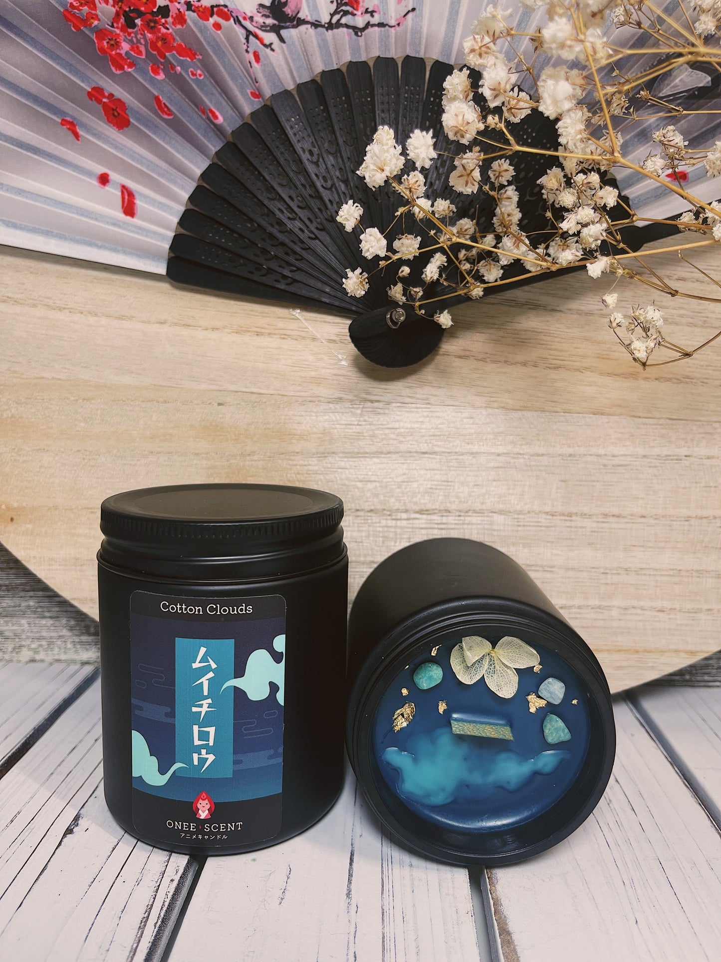 OneeScent Scented Candle Kimetsu no Yaiba Demon Slayer Hashira Muichiro Tokito