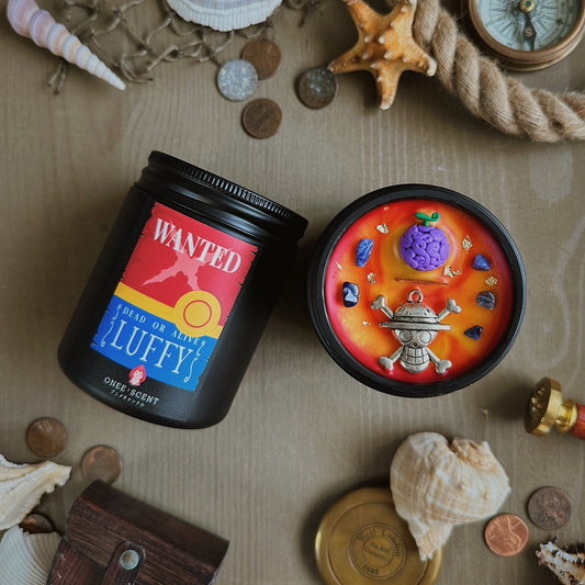 OneeScent Monkey D. Luffy Inspired Scented Candle One Piece