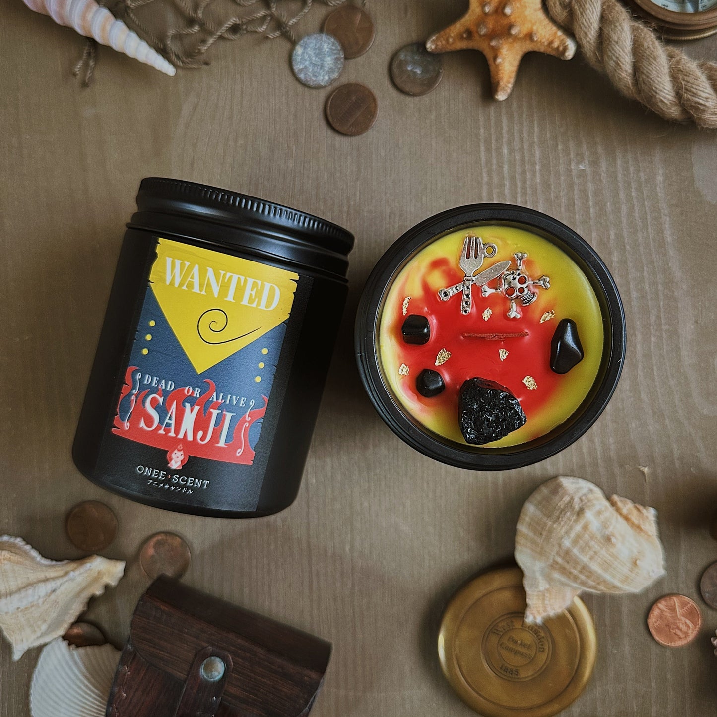 OneeScent Vinsmoke Sanji Inspired Scented Candle One Piece