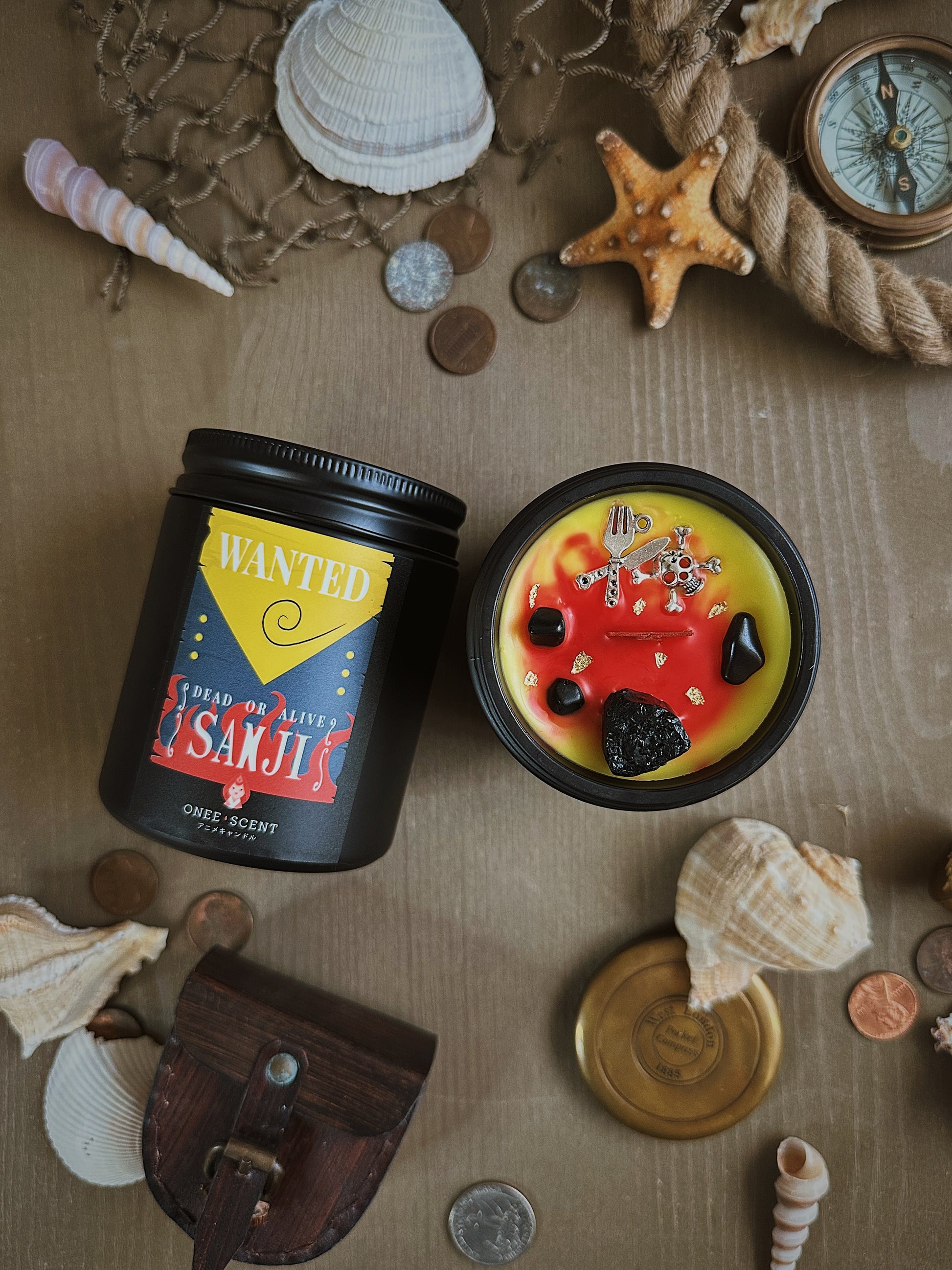 OneeScent Vinsmoke Sanji Inspired Scented Candle One Piece